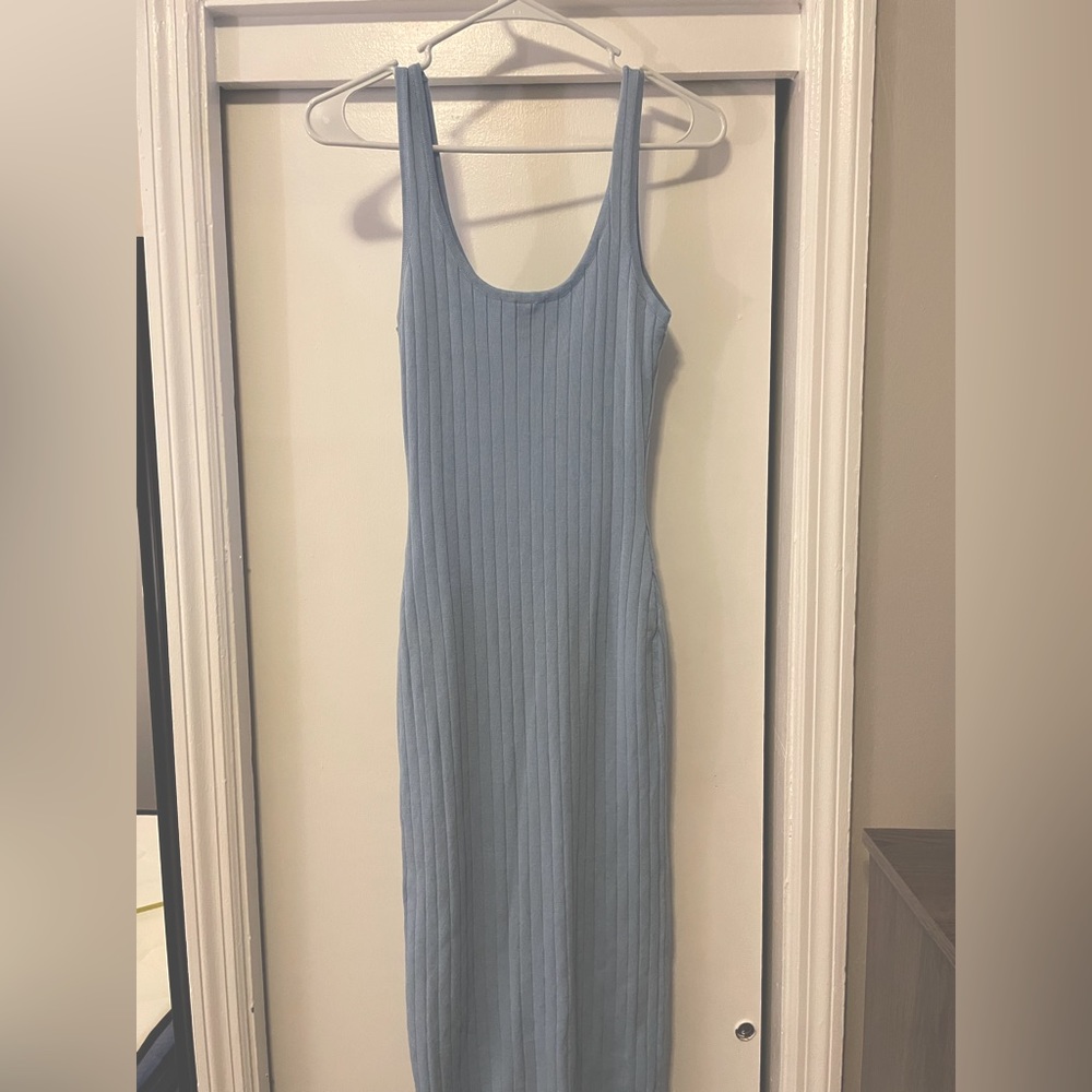windsor size L ribbed midi dress